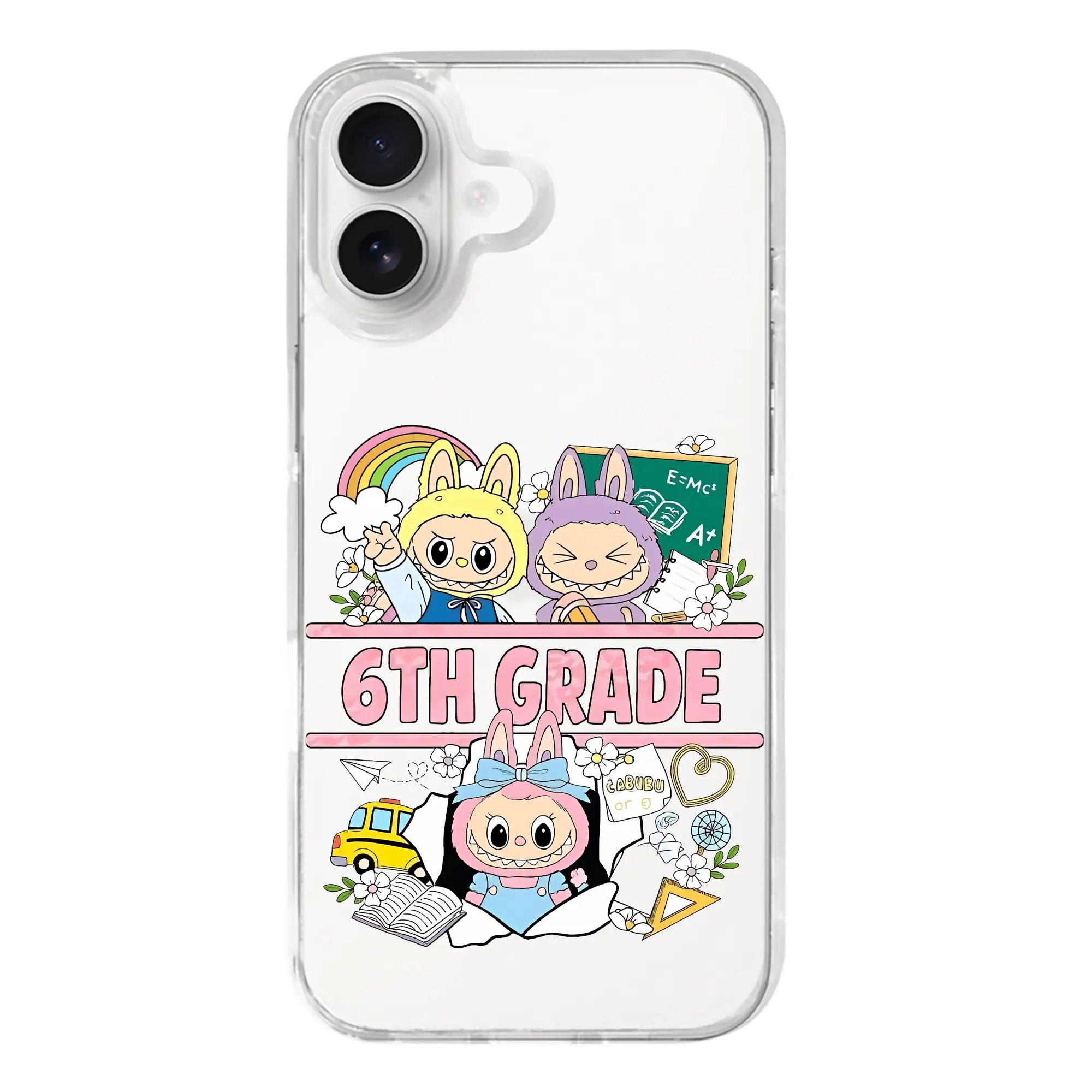 ラブブ グッズ ラブブ - iPhone 17シリーズ 透明スマホケース – 薄型・耐衝撃・精密フィット保護カバー